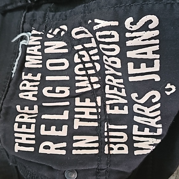 True Religion Size 4 Black Jeans Jennie Curvy Skinny - Picture 5 of 5